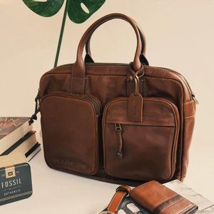 Fossil Leather Work Bag